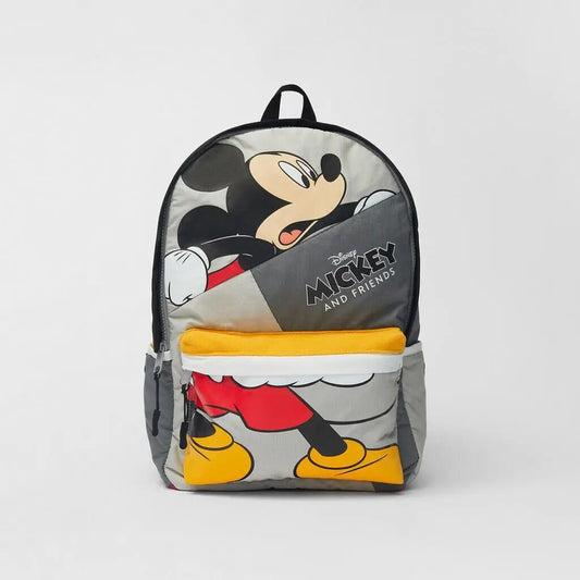 Trendy Cartoon Kids Backpacks with Zipper – Cute Two-Shoulder School Bags for Boys and Girls