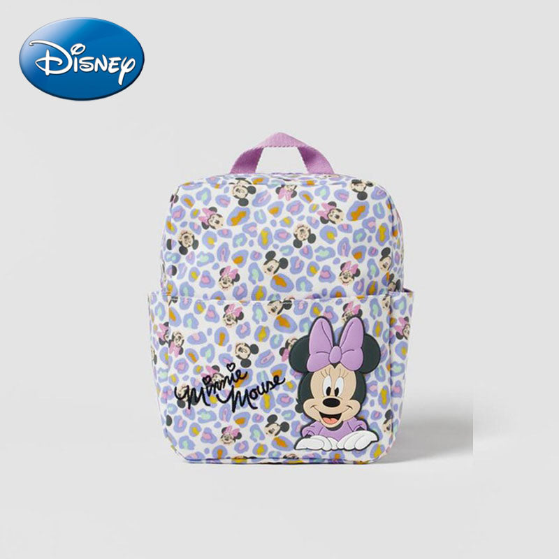 Disney Cute Mickey & Minnie Backpack – Perfect for Girls’ School & Book Storage