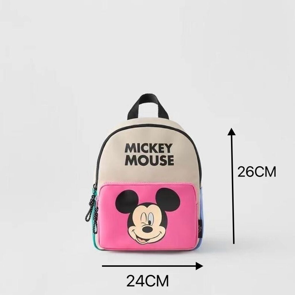 Mickey & Minnie Cartoon Backpacks for Kids – Stylish Summer Schoolbags