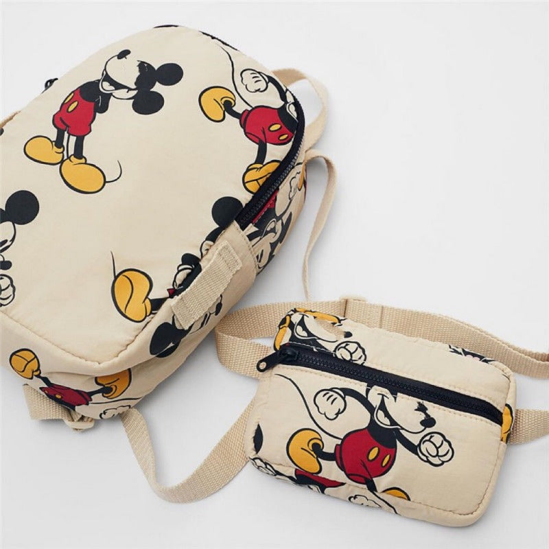 New Mickey Mouse Kids School Bag - Lightweight, Fashionable & Cute Backpack for Boys and Girls