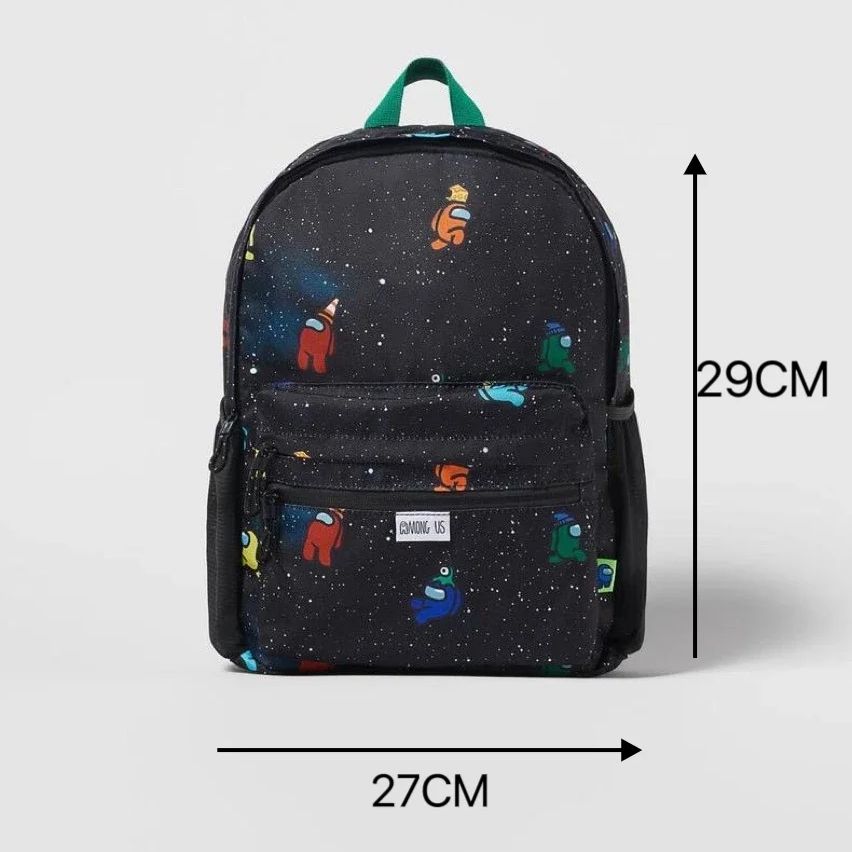 Full-Print Canvas School Backpacks for Kids – Stylish & Durable Two-Shoulder Bags for Boys and Girls