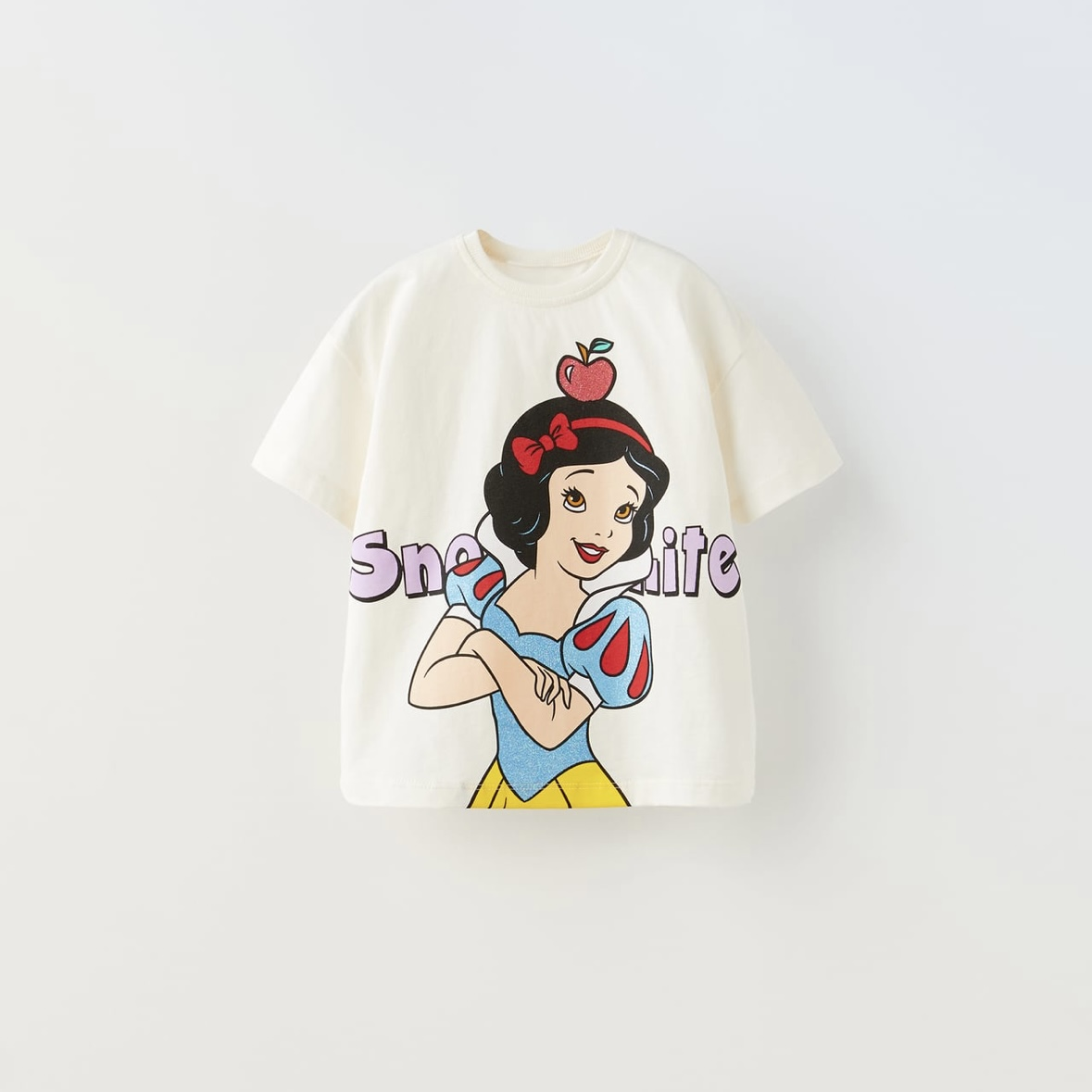 Disney Cartoon T-Shirts for Kids Ages 1-4 – Summer Short Sleeve Tops (white)