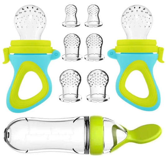 Newborn Food Feeder Bottle with Spoon Attachment